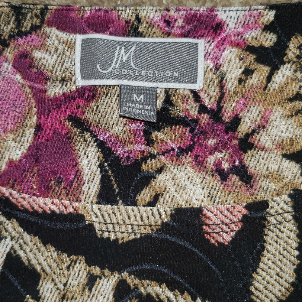 J M Collection Long Sleeve Blouse - Picture 3 of 5